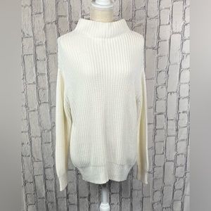 Badgley Mischka Size:M Women Sweater Long Sleeve Knit White